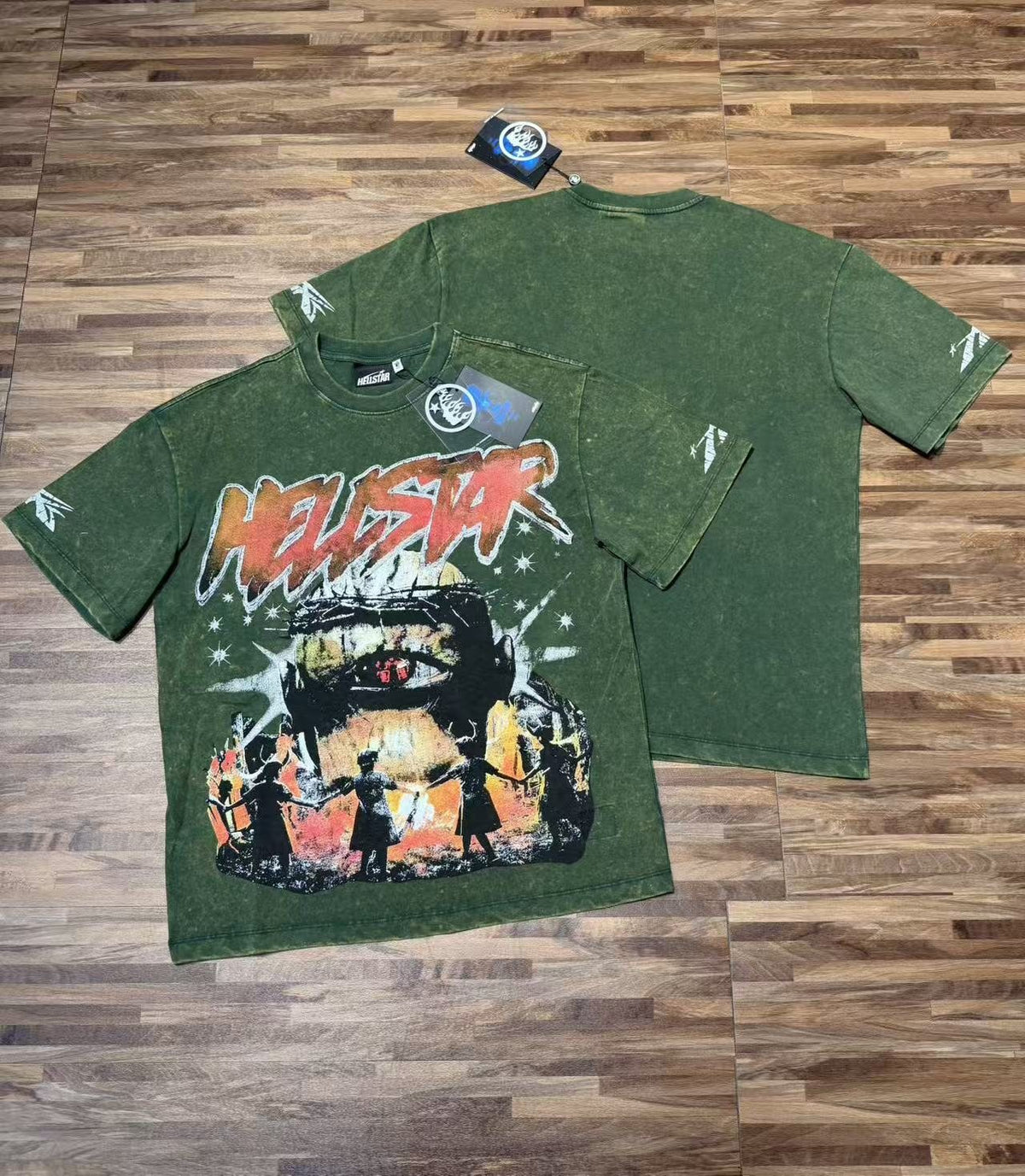 Hellstar Red Graphic Short-Sleeve T-Shirt — context
