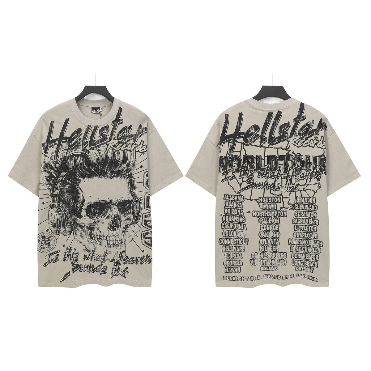 Hellstar Skull World Tour Graphic T-Shirt — hero