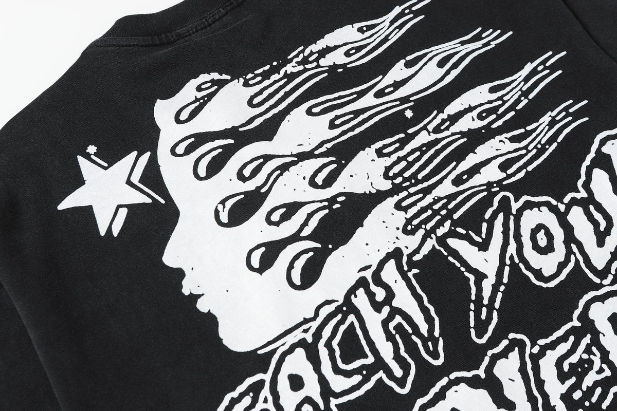 Hellstar Skeleton Graphic T-Shirt — detail