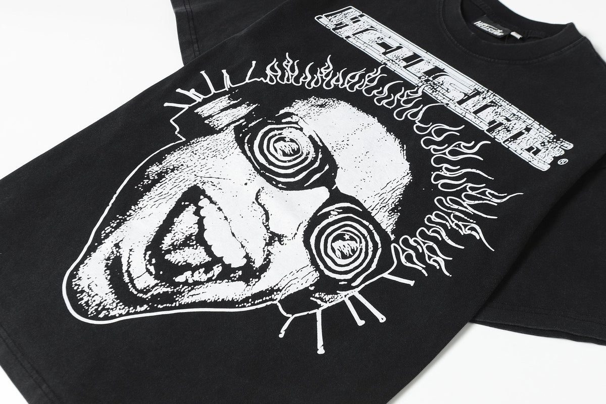 Hellstar Distressed Graphic T-Shirt — detail