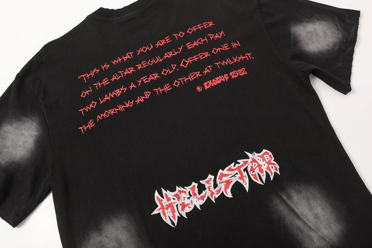 Hellstar Lamb Halo Graphic T-Shirt — detail
