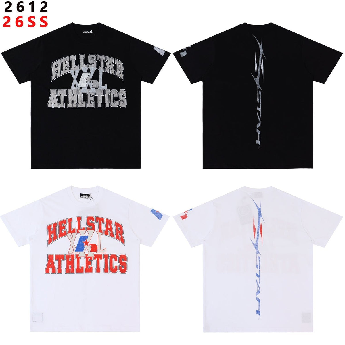 Hellstar XXL Athletics Short-Sleeve T-Shirt — comparison