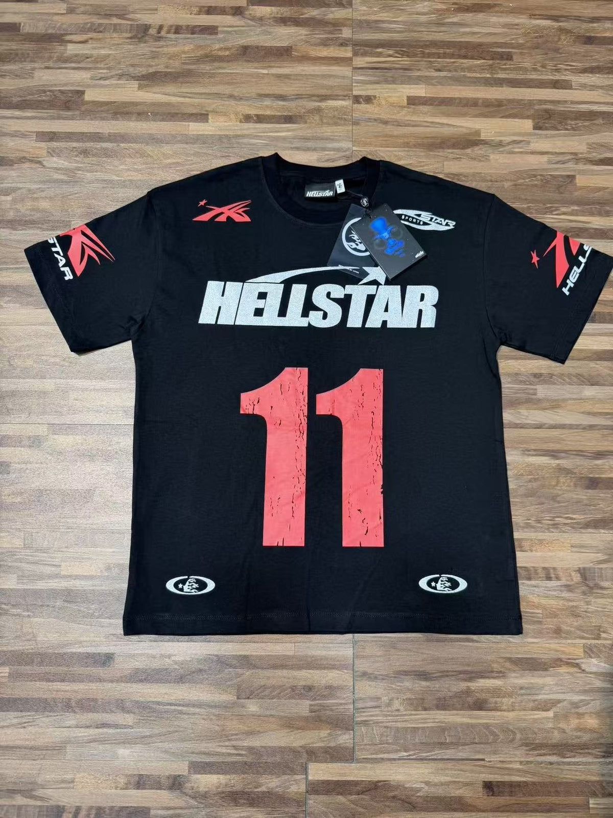 Hellstar 11 Star Graphic T-Shirt — front