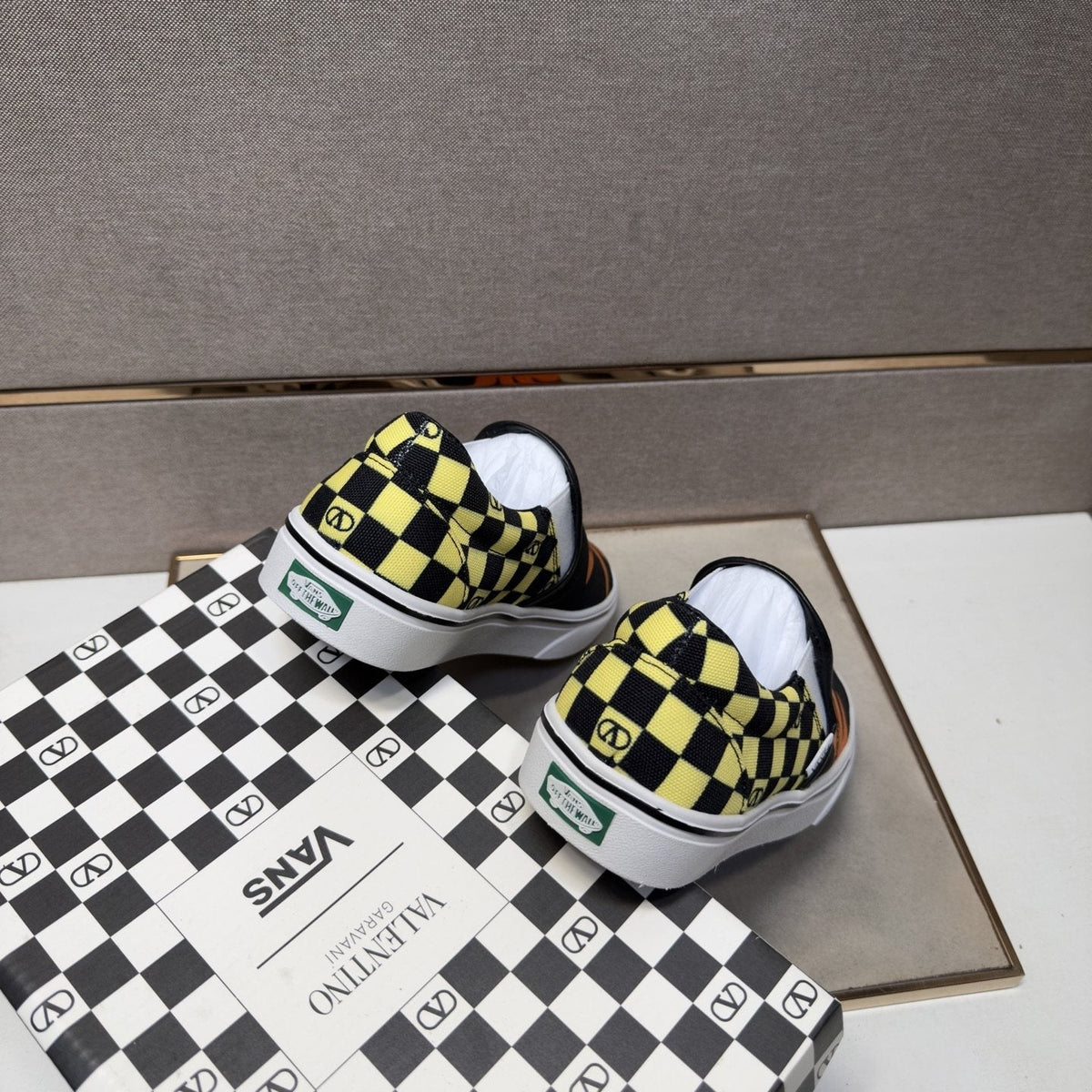 Vans Graphic Slip-On Sneakers — back