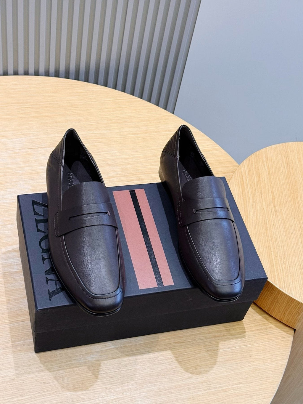Ermenegildo Zegna Moccasin Penny Loafers — front